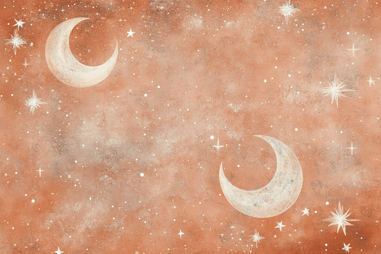 Design file of terracotta celestial pattern showing intricate moon and stars details