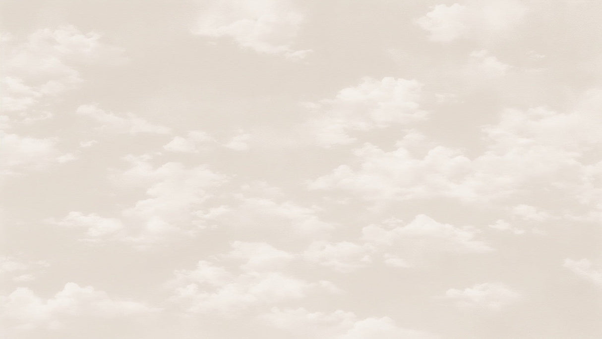 Beige cloud wallpaper design file showing detailed brushed sky pattern and soft cloud formations