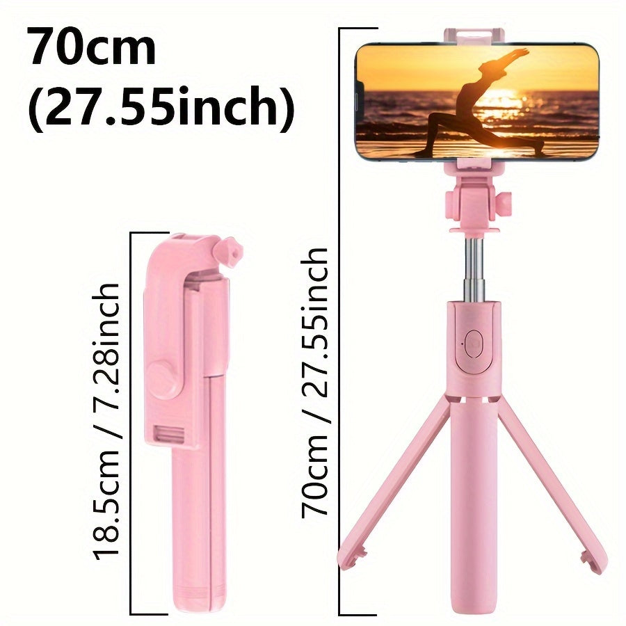 Wireless Selfie Stick Tripod  360 Rotation Remote Control Stand - Product detail 4