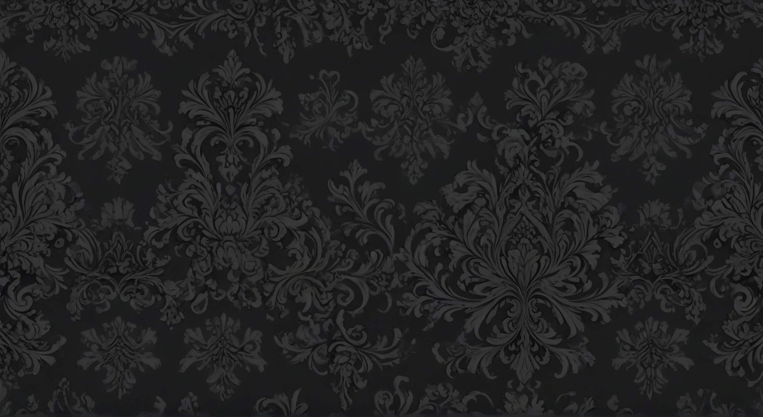 Black and silver baroque pattern design file showing intricate damask details