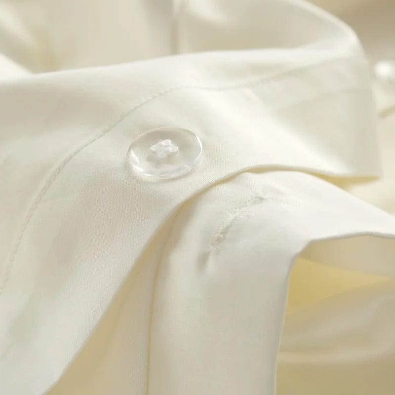 Luxury Egyptian Cotton Bedding  Premium White Duvet Set - Product detail 8