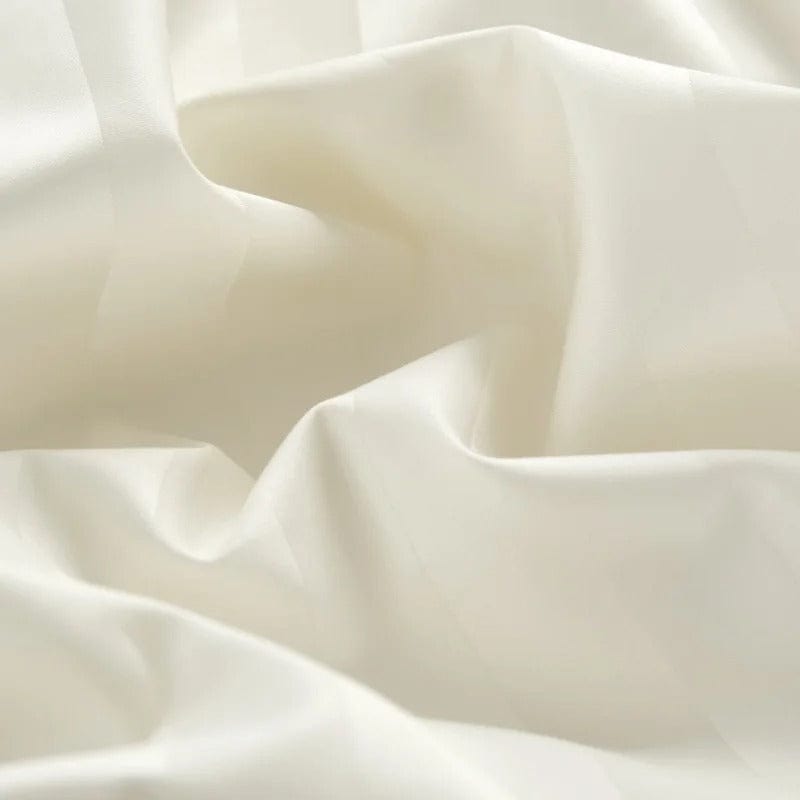 Luxury Egyptian Cotton Bedding  Premium White Duvet Set - Product detail 7