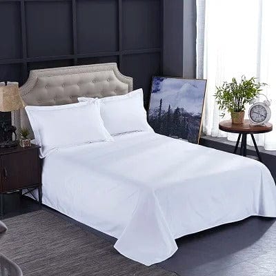 Egyptian Cotton Duvet Cover  Premium White With Striped Border - Product detail 8