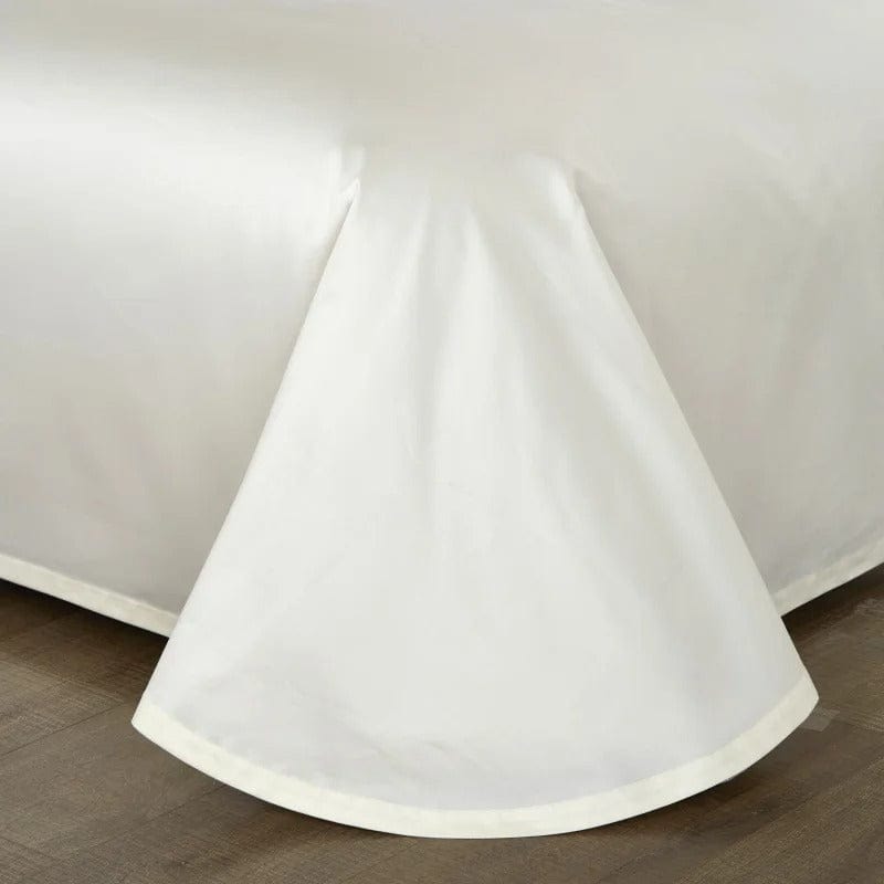 Luxury Egyptian Cotton Bedding  Premium White Duvet Set - Product detail 9