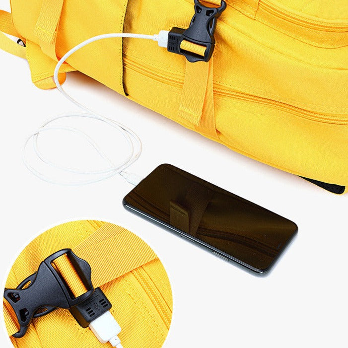 Smart School Backpack  USB Charging Port  Water Resistant Design - Detailed view