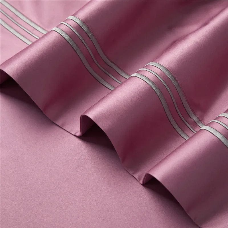 Egyptian Cotton Duvet Set  Soft Pink Luxury Bedding - Product example