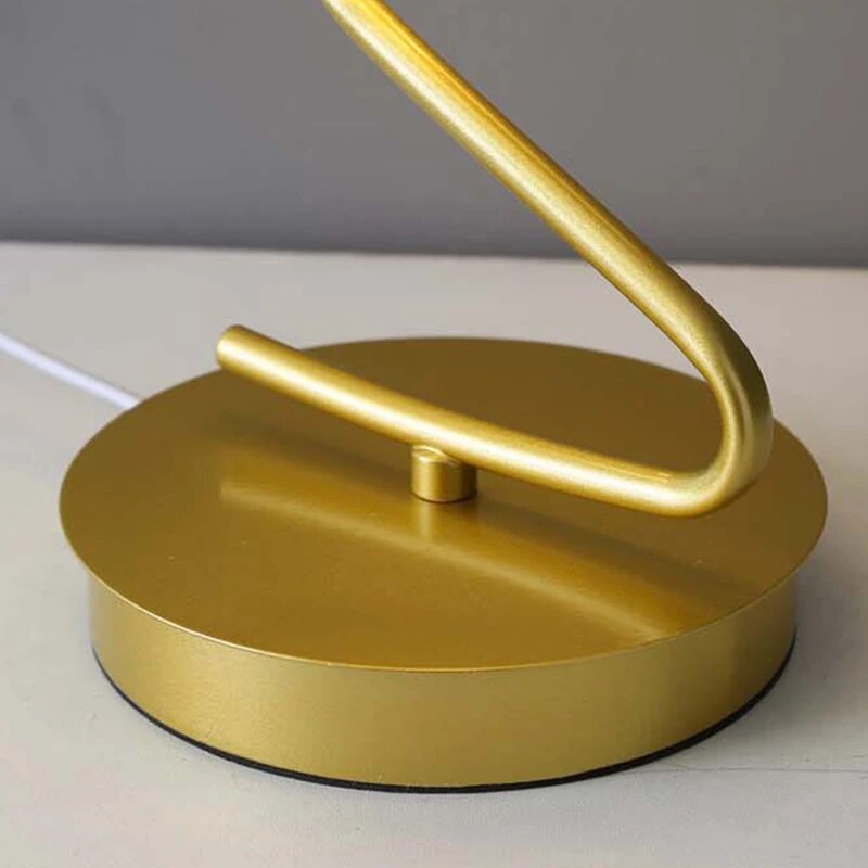 Butterfly Table Lamp Gold Metal Base With LED Wings - Product detail 5
