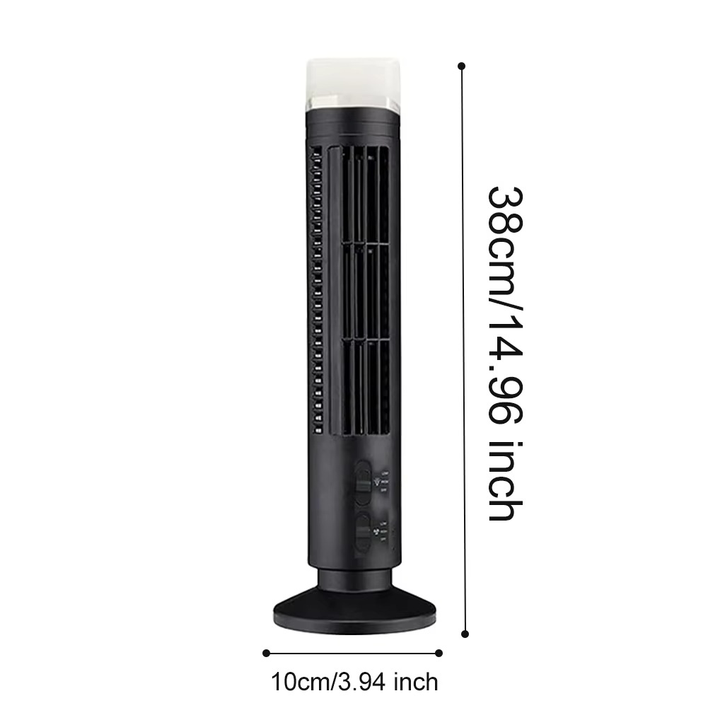 Bladeless Tower Fan USB Powered Desktop Cooling - Product detail 4