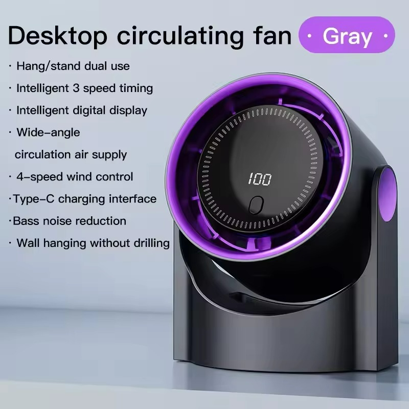 Smart Digital Air Cooler Portable Quiet Cooling Fan With LED Display - Product example