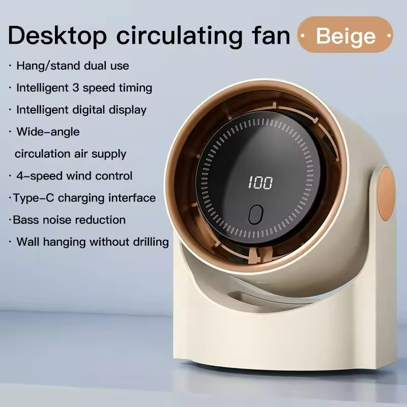 Smart Digital Air Cooler Portable Quiet Cooling Fan With LED Display - Product detail 4