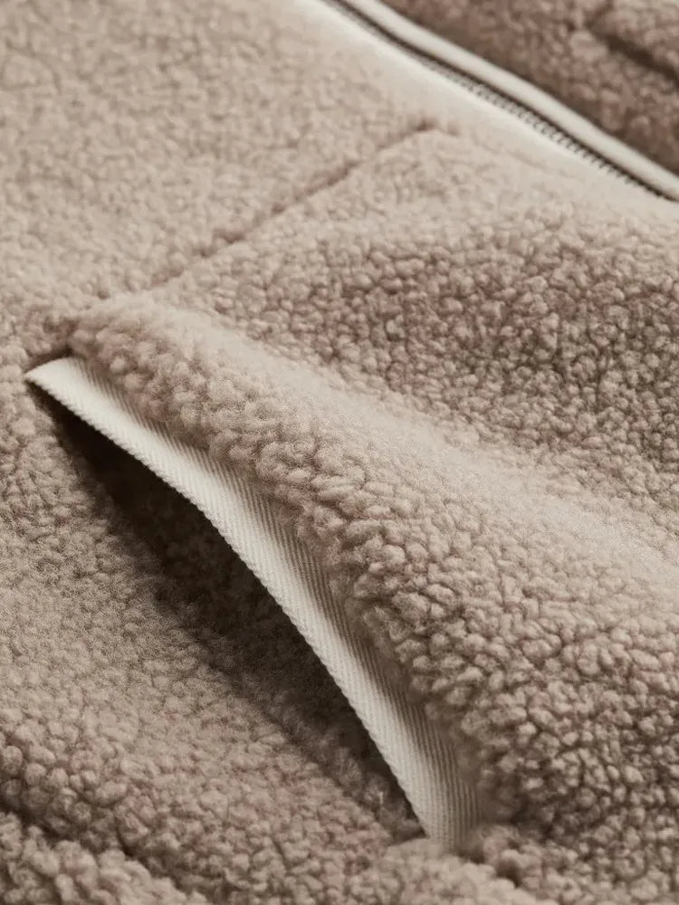 Sherpa Teddy Coat Premium Fleece Winter Outerwear - Product detail 6