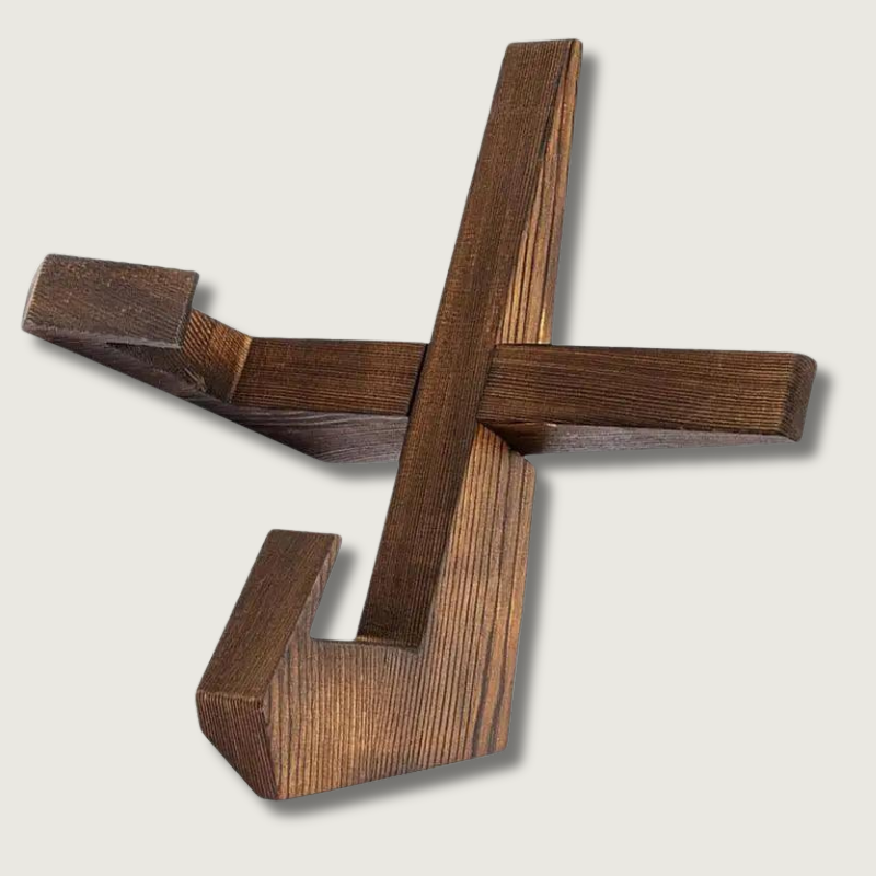 Wooden Recipe Stand Pine Wood Cookbook Holder - Product showcase