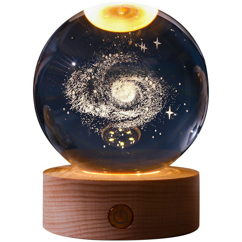 Galaxy LED Night Light Crystal Ball Universe Design - Product detail 4