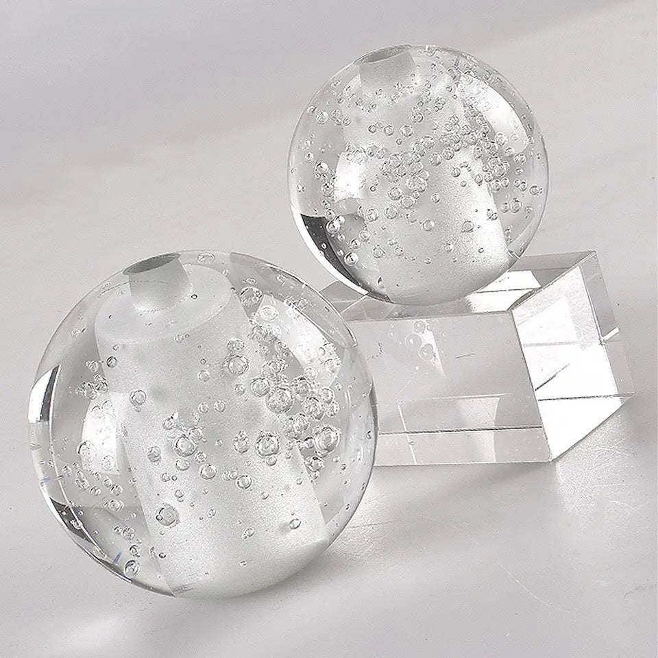 Modern Crystal Pendant Light Seeded Glass Sphere Cluster - Product detail 13