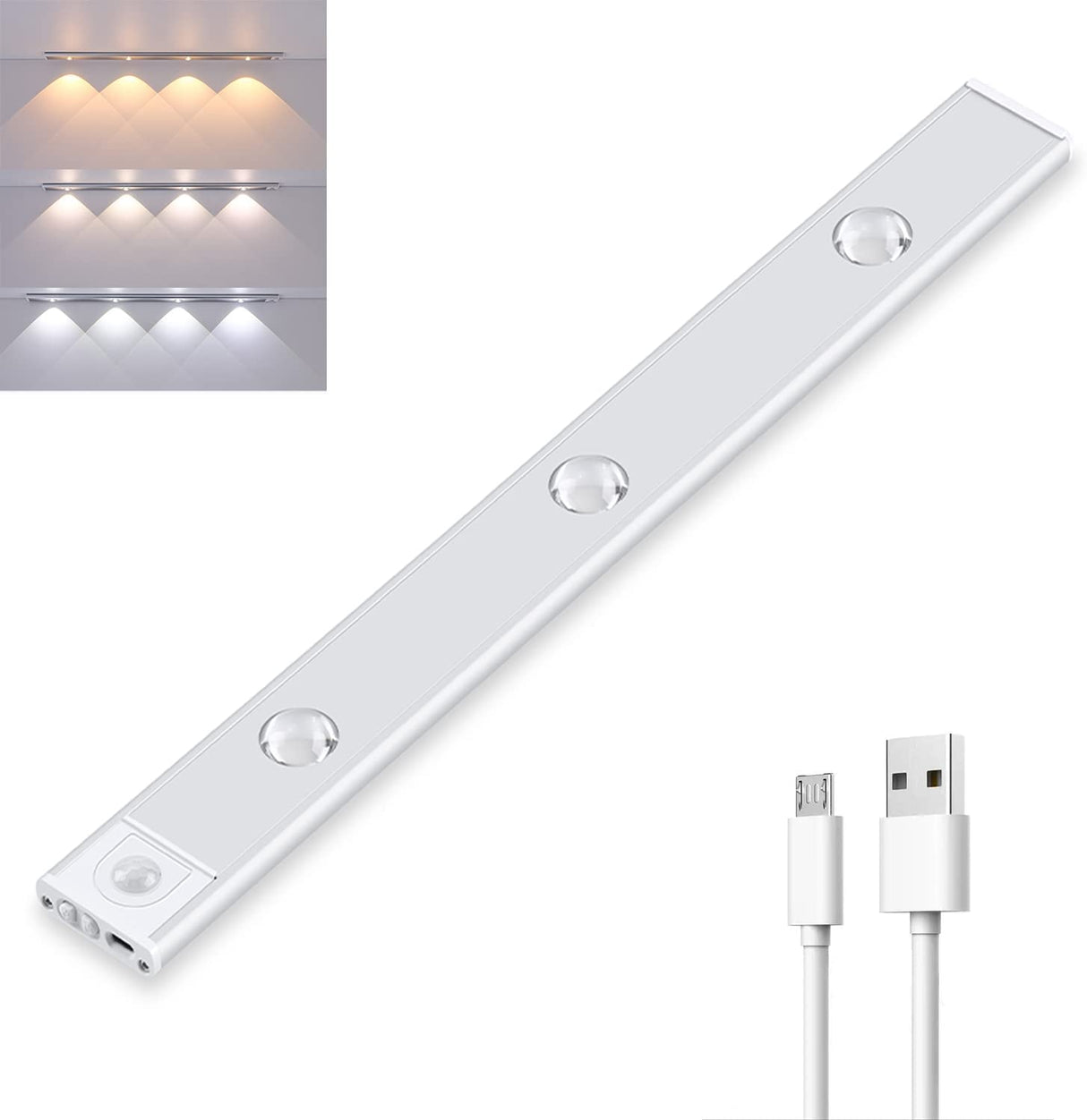 LED Under Cabinet Light  Motion Sensor Strip with USB Charging - Product detail 8