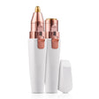 Electric Facial Hair Trimmer  Rose Gold Dual Head Design - Product showcase