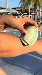 Easy Sunscreen Applicator  Refillable Silicone Roller Design - Detailed view