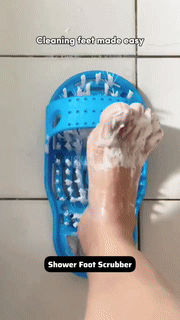 Shower Foot Massage Slippers  Non-Slip Cleaning Scrubber - Detailed view