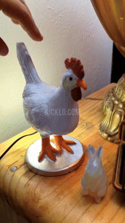Decorative LED Night Light Farmhouse Chicken Design - Detailed view