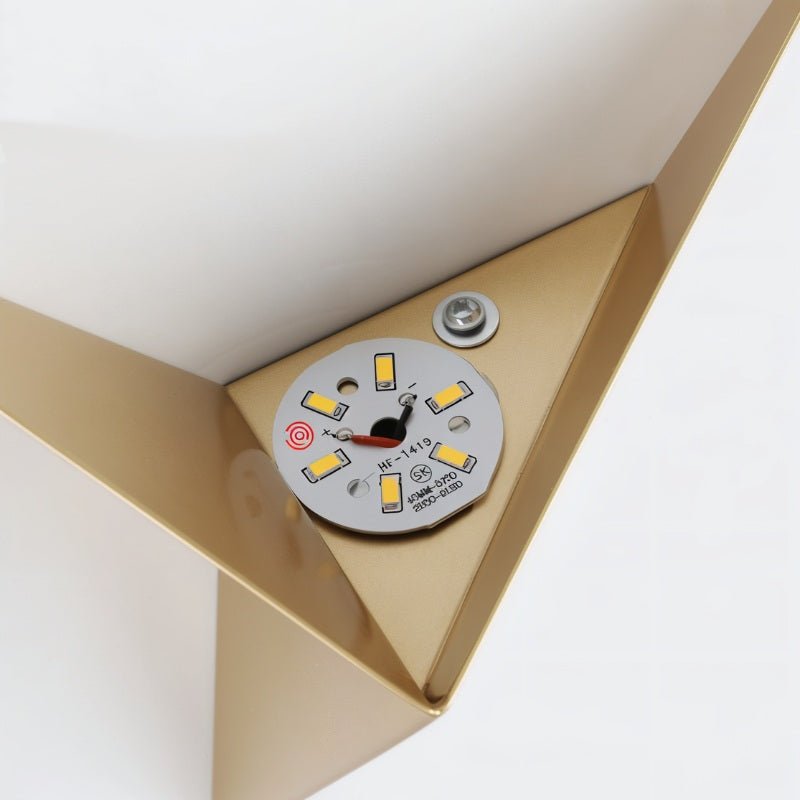 Modern Wall Sconce Geometric Triangle Design - Product example