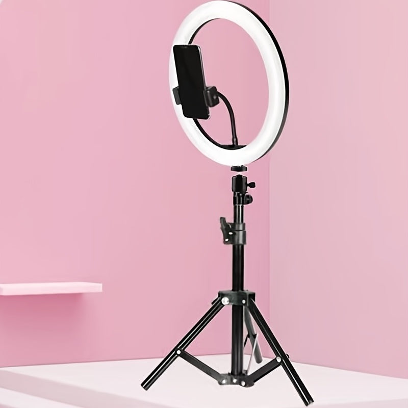 LED Ring Light Kit  10-Inch with Tripod Stand  Phone Mount - Product showcase
