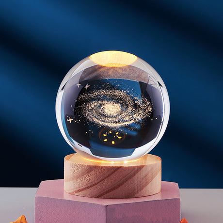 Galaxy LED Night Light  Crystal Ball Universe Design - Product detail 12