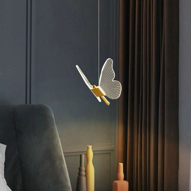 Modern Butterfly Pendant Light Acrylic Wing Design - Product detail 7