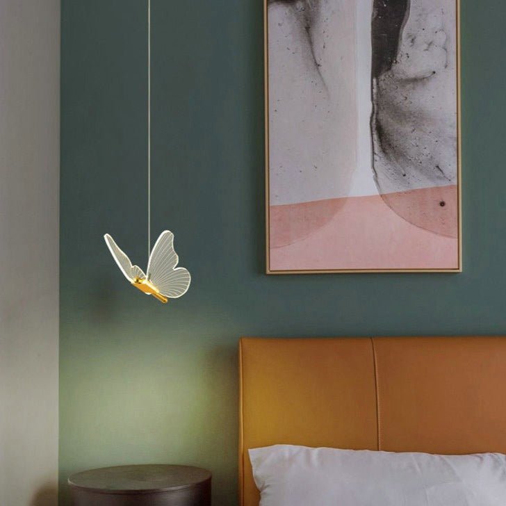 Modern Butterfly Pendant Light Acrylic Wing Design - Product detail 8