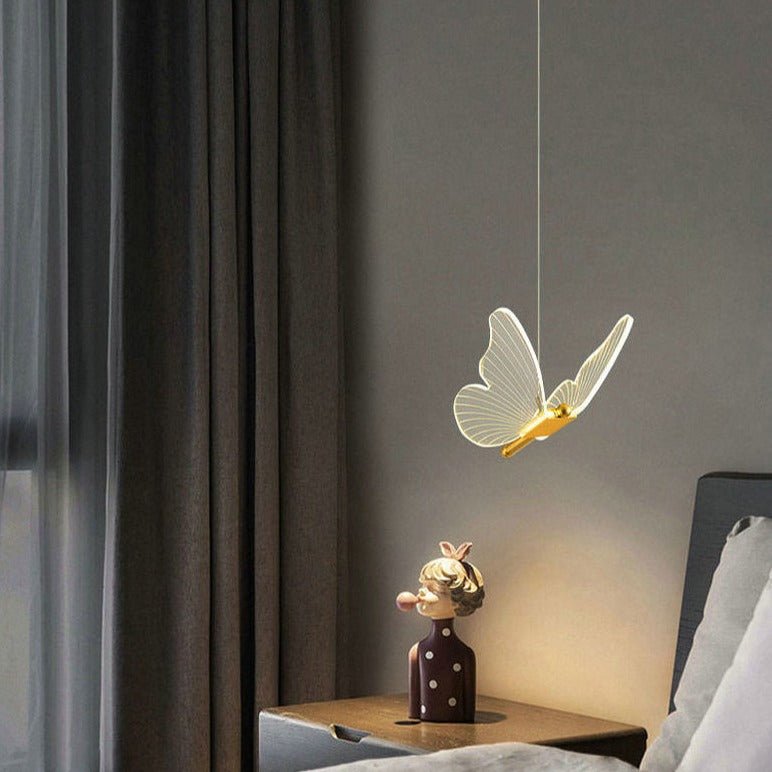 Modern Butterfly Pendant Light Acrylic Wing Design - Product detail 10