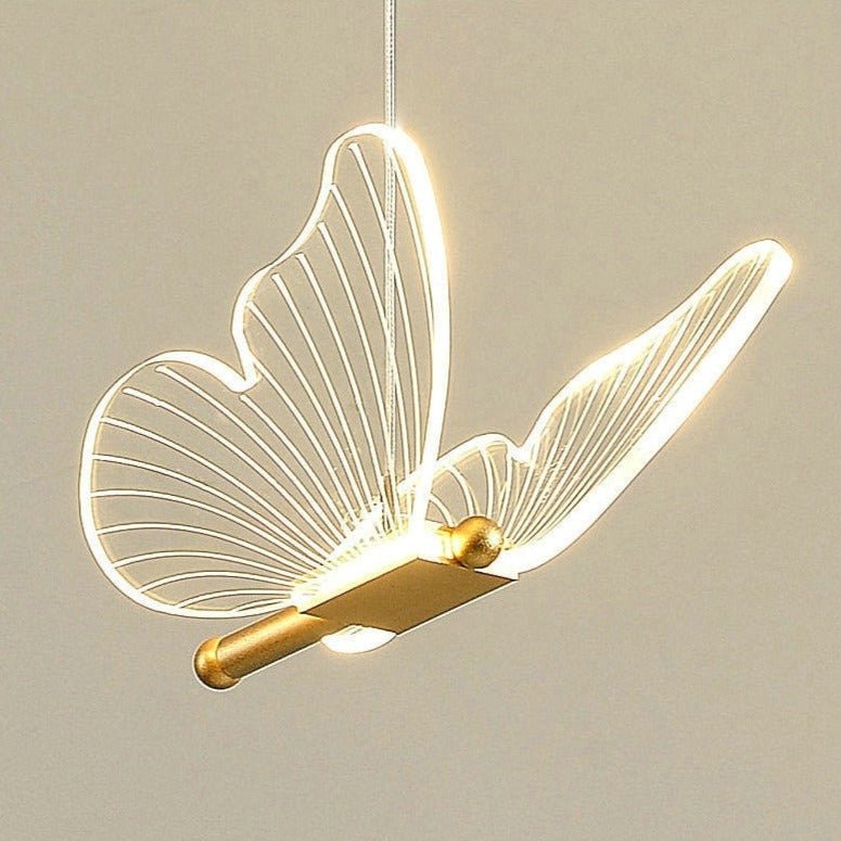 Modern Butterfly Pendant Light Acrylic Wing Design - Product detail 12