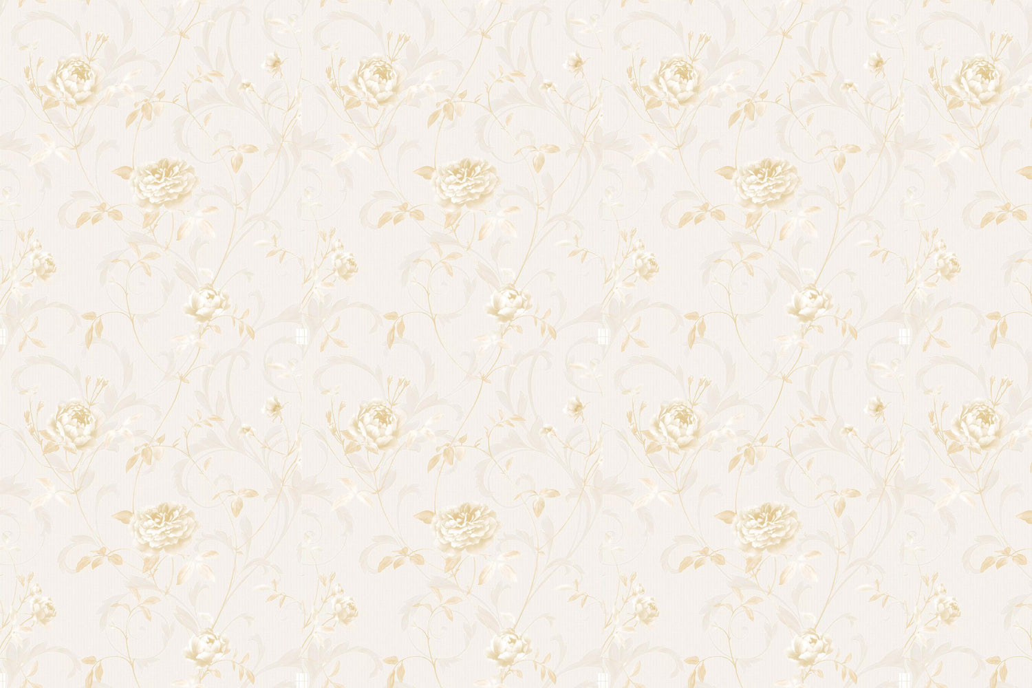 Gold Rose Wallpaper design file showing intricate floral pattern and exact color details