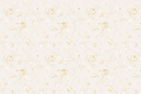 Gold Rose Wallpaper design file showing intricate floral pattern and exact color details