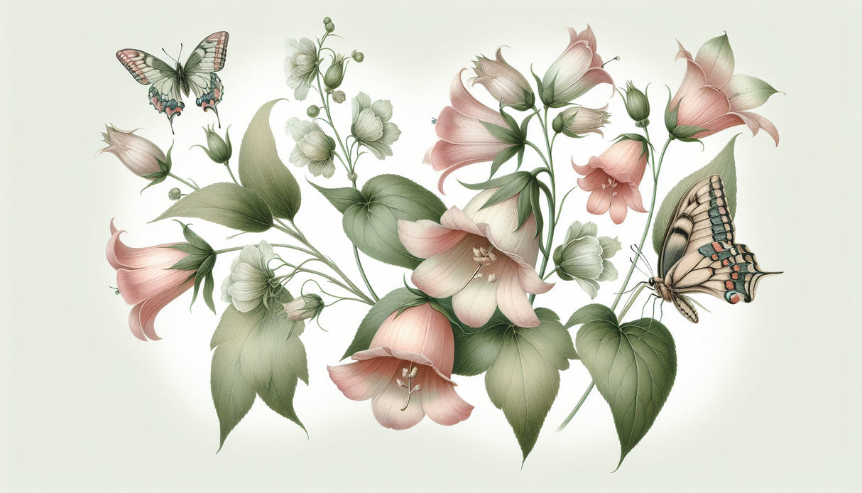 Vintage butterfly and pink flower wallpaper design file showing intricate pattern details