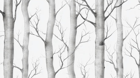 Birch tree pattern design file showing detailed grey and white forest illustration