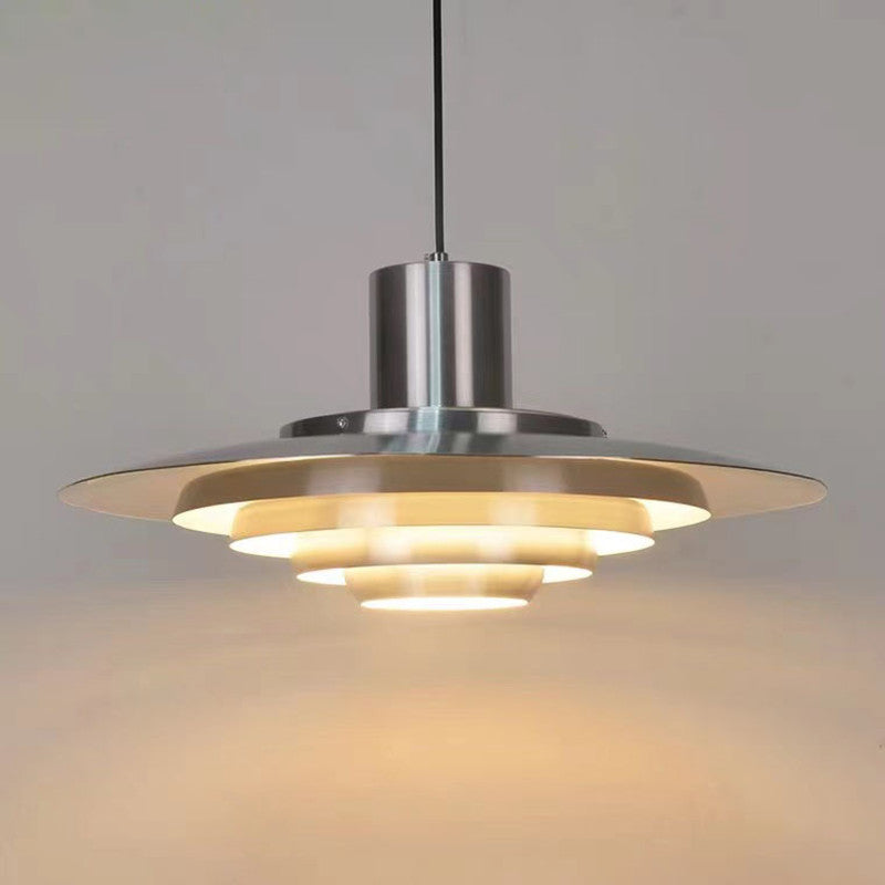 Modern Pendant Light Tiered Aluminum Disk Design - Product detail 12