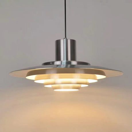 Modern Pendant Light  Tiered Aluminum Disk Design - Product detail 12