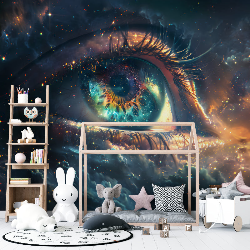 Galaxy Wallpaper bringing cosmic vibes to a meditation space