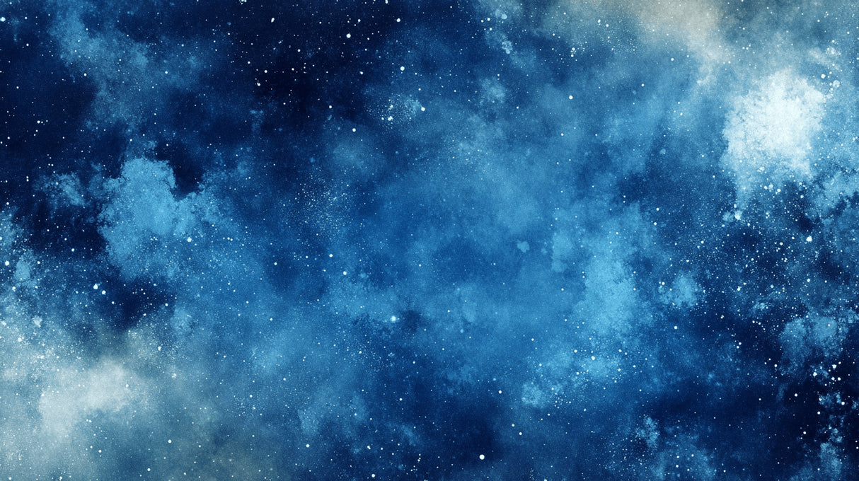 Galaxy wallpaper design file showing detailed starry night pattern with deep blue cosmic clouds