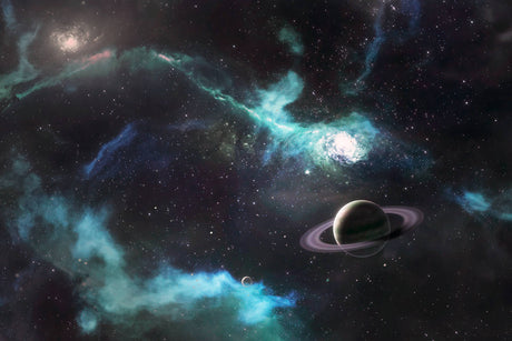 Galaxy wallpaper design file showing detailed nebula pattern and star formations