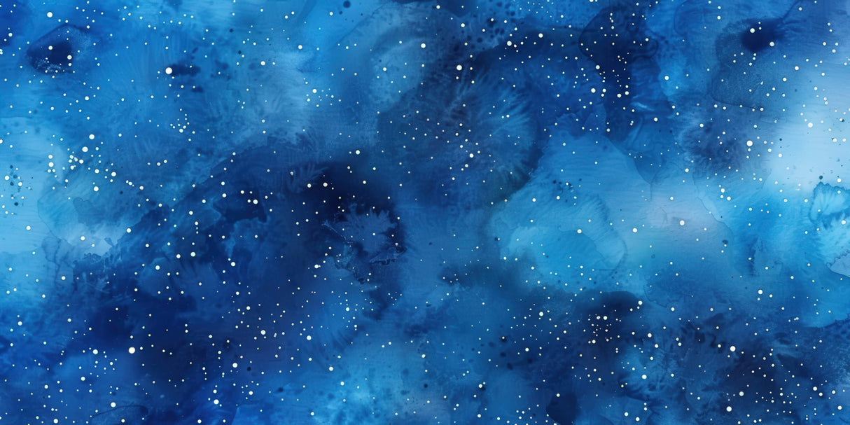 Deep blue galaxy wallpaper design file showing intricate star pattern and celestial details