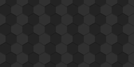 Black honeycomb geometric pattern design file showing detailed 3D effect and texture