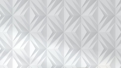 White 3D diamond pattern wallpaper design file showing the detailed geometric structure