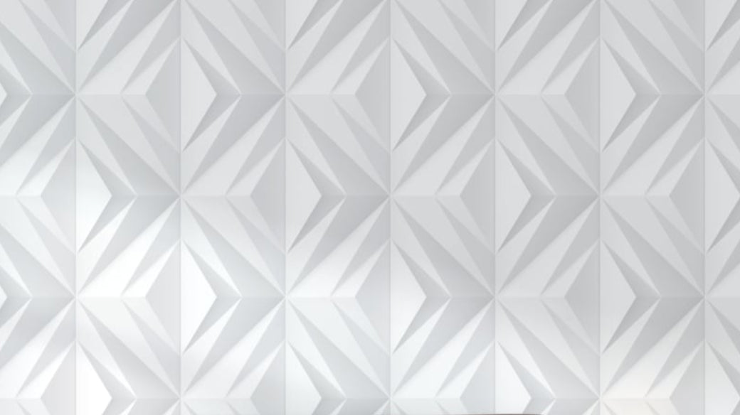 White 3D diamond pattern wallpaper design file showing the detailed geometric structure