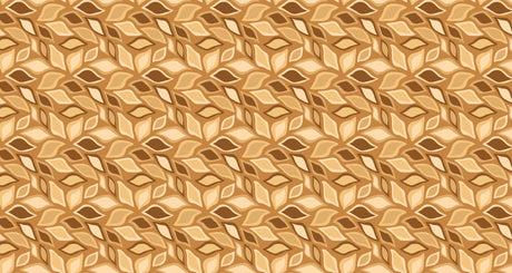Geometric leaf pattern design file showing intricate beige abstract motif
