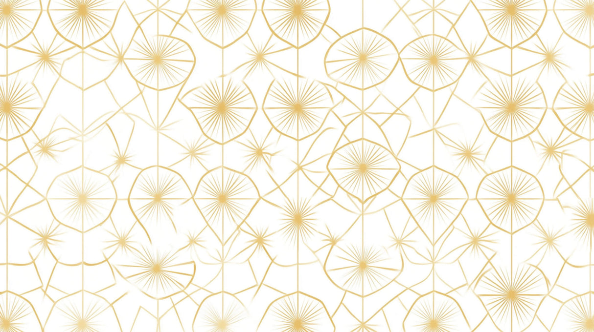 Gold geometric sunburst pattern design file showing intricate art deco details