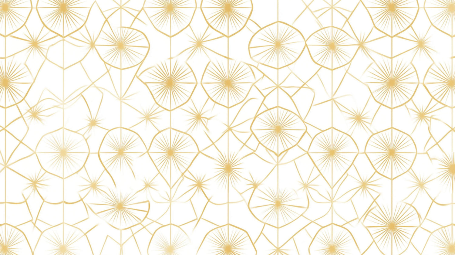 Gold geometric sunburst pattern design file showing intricate art deco details