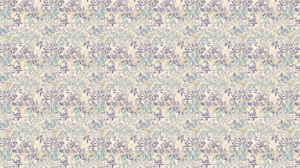Pastel geometric floral pattern design file showing intricate petal arrangement and color detail