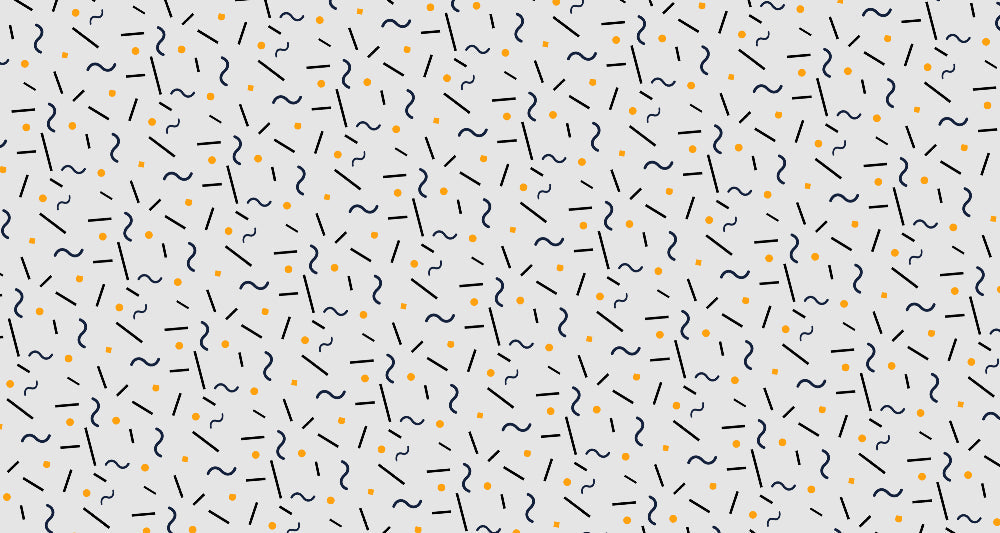 Abstract geometric pattern design file showing flowing lines and dots in navy and gold