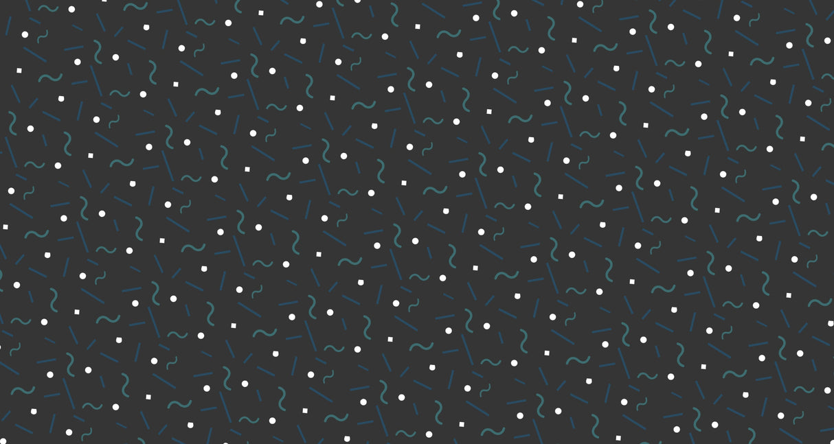 Geometric pattern design file showing blue and black abstract shapes on white background