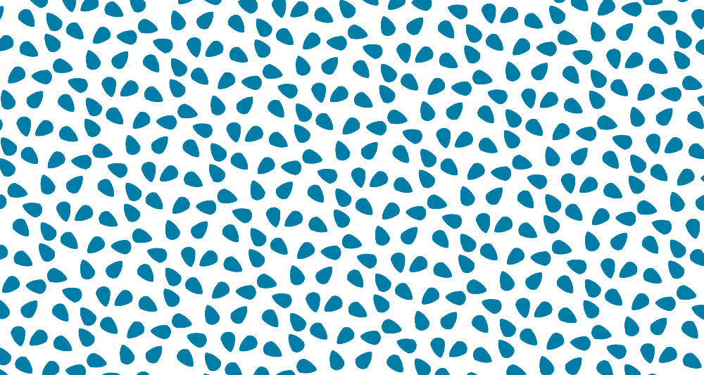 Blue geometric drops pattern design file showing the full repeating motif